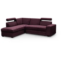 ECKSCHLAFSOFA Roma bordeaux links