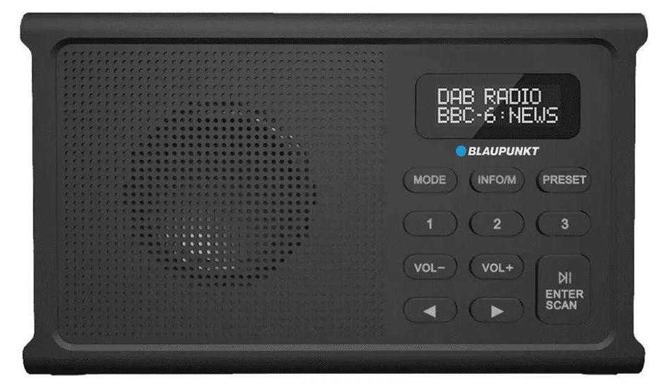 Blaupunkt DR3BK Draagbare radio, zwart