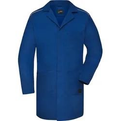 James & Nicholson Unisex Workwear Mantel Solid Kittel JN888 dark royal 4XL