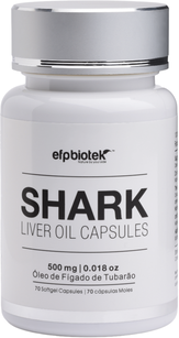 EFPBiotek Cápsulas de Recuperação Shark Liver Oil 70 cápsulas