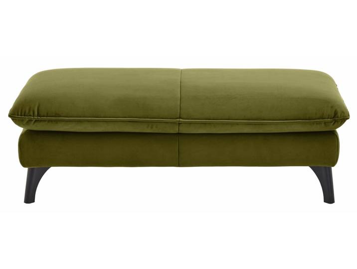 Moderano Hocker rechteckig ORLANDO, olive, Stoff