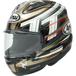 Arai RX-7V Evo Isle of Man 2026, Integralhelm *Limited Edition* - Schwarz/Weiß/Gold - S