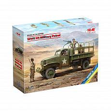ICM - WWII US Military Patrol - G7107 with MG M1919A4 - 1:35 - 333 Teile 306765