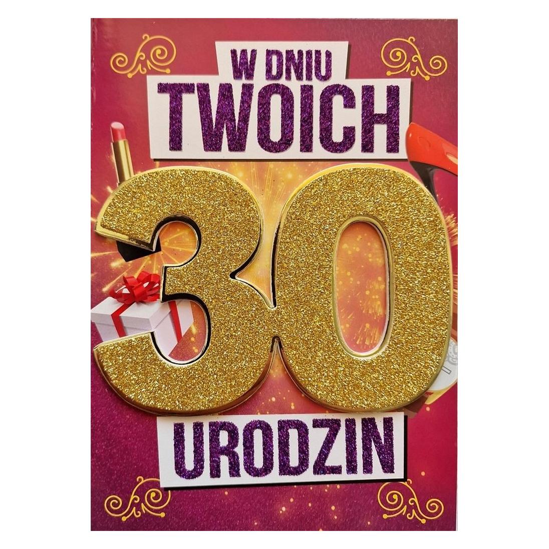 Yeku Geburtstagskarte zum 30. Geburtstag für Frauen (49019224)