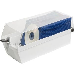 Han CD-Box 9260-11 MÄX 60, für bis zu 60 Discs, aus Kunststoff, lichtgrau, abschließbar