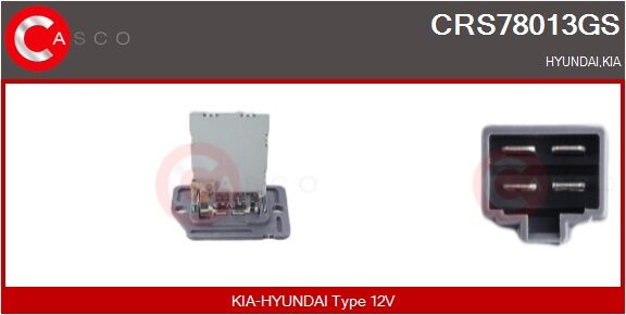 Casco Widerstand, Innenraumgebläse Crs78013gs Für Hyundai