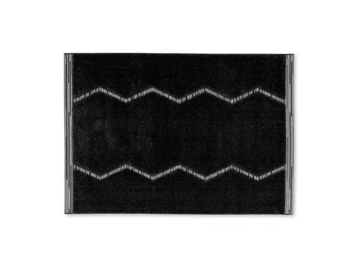 Schöner Wohnen Kollektion kuscheliger Teppich für Wohnzimmer, Schlafzimmer, weicher Hochflorteppich Muster, modernes Design, Hoch-Tief-Struktur, Teppich schwarz 160x230 cm