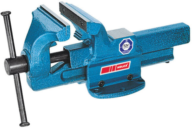 HOLEX Etau parallèle avec mors interchangeables, Largeur mors : 140 mm (967430 140)