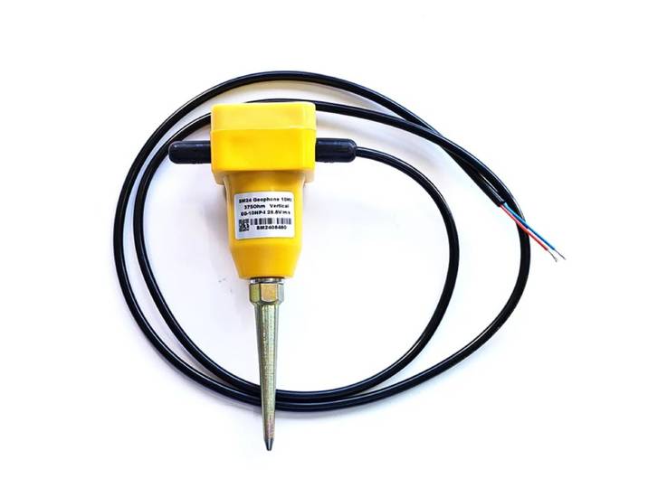SM24 Geophone 10Hz boîtier terrestre étanche Vertical sans connecteur 2D et 3D enquête sismique haute précision SM-24 Geophone 10 Hz