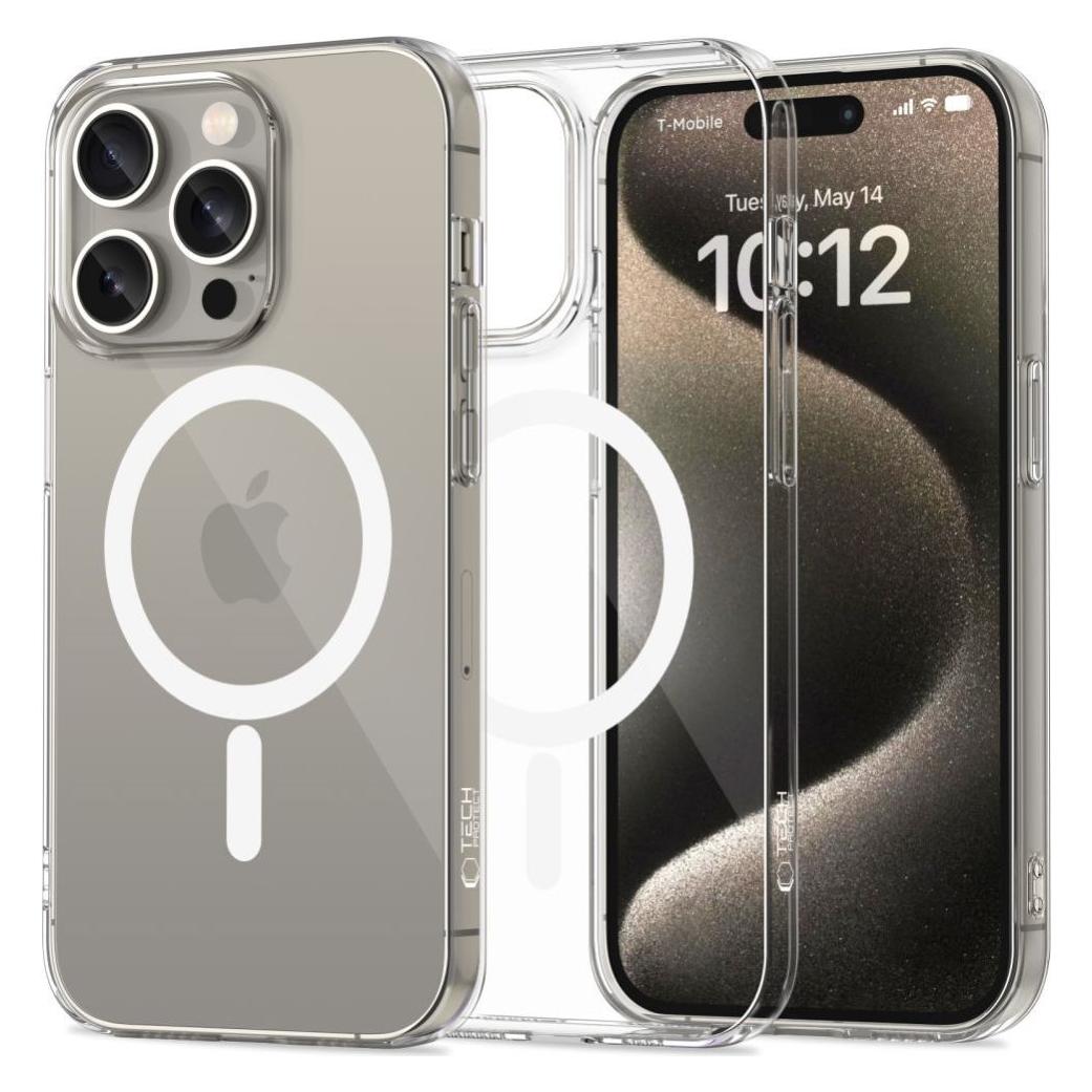 Tech-Protect Etui FlexAir MagSafe na iPhone 15 Pro - przezroczyste (Apple iPhone 15 Pro) (26676-0)