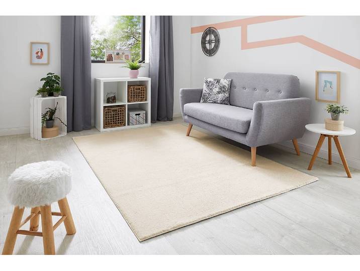 Hochflorteppich Arezzo 80 x 150cm Beige/Beige