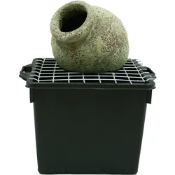 ORANGE - Terracotta Amphore im Antik-Look - 40l