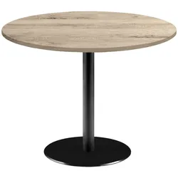 RestooTab - Tisch Rome XL Ø120cm Dekor Ahorn kanaka