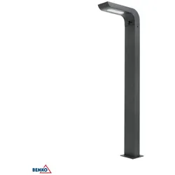 Bemko, Gartenbeleuchtung, HYBRID-Gartenpfostenleuchte mit LED SOLVEO 7 W, 600 lm, 3000 K/4000 K/6500 K, 80 cm, IP65, (600 lm, IP65)