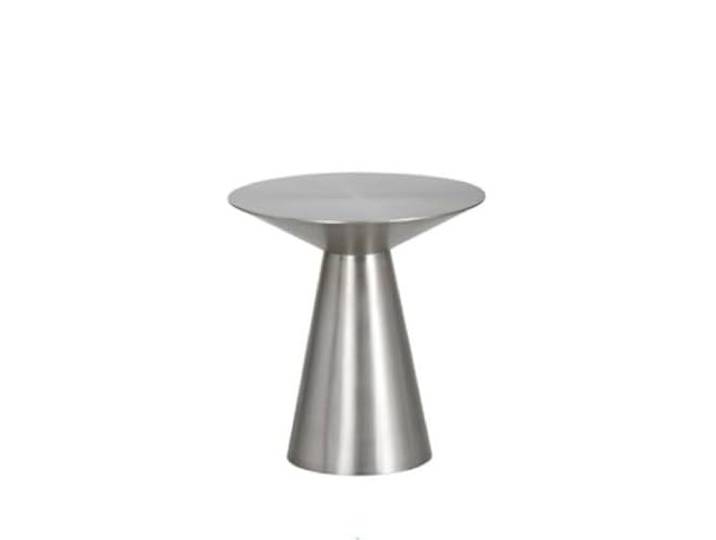 YCCHAH Wohnzimmermöbel, moderner Edelstahl, Titan, gebürstet, kleiner Couchtisch, individuell, leicht, luxuriös, Zimmer, Wohnung, Sofa, Eck-Beistelltische, Wohnzimmer (silberfarben)
