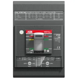 ABB XT2H125TMA100-500..10003pFFUL/CSA Kompaktleistungsschalter Tmax XT2 mit vorderseitigen Anschlüssen, 3polig 1SDA074800R1