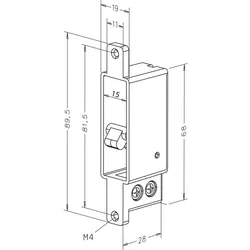 Assa Abloy effeff Riegelschaltkontakt 875-10-------00