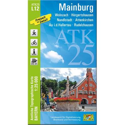 ATK25-L12 Mainburg (Amtliche Topographische Karte 1:25000), Sonstige von , Landesamt für Digitalisierung, Breitband und Vermessung, Bayern,
