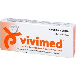 Vivimed mit Coffein gegen Kopfschmerzen 30 ST