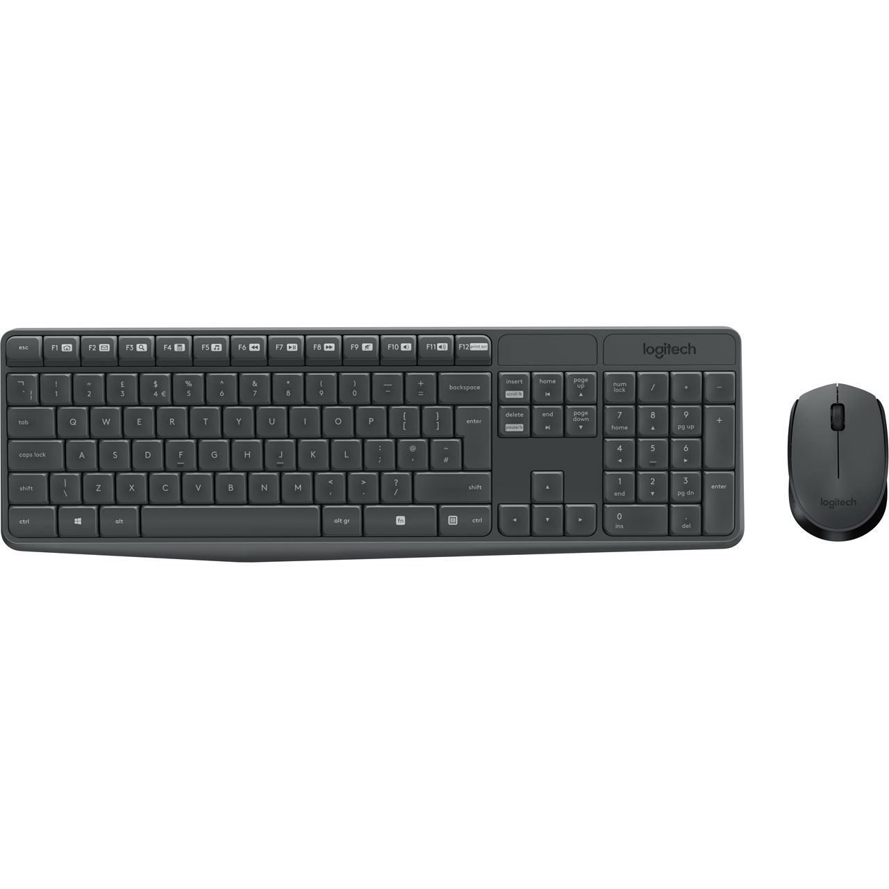 Logitech MK325 Englisch (US) USB schwarz