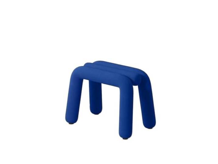 Zymjzbetic Schminkhocker Schminkhocker, Schminkstühle Veranda-Schuhwechsel-Schlafzimmer-Wohnzimmer-Freizeithocker in unregelmäßiger Streifenform(Blue)