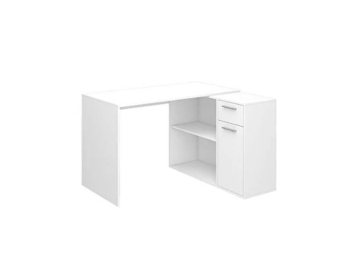 Vicco Hoekbureau Robin , Wit, 120 x 60 cm