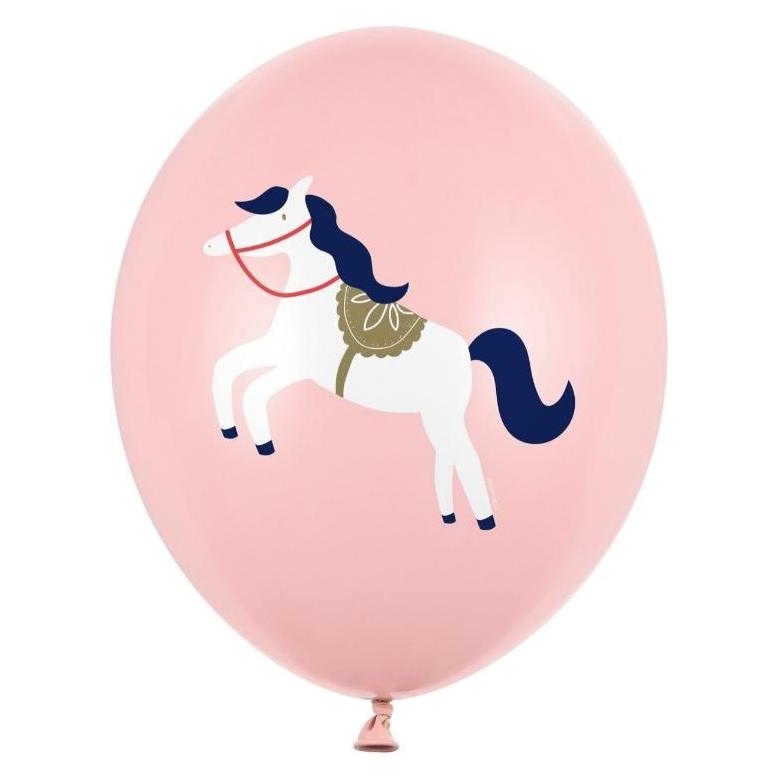 Partydeco Rosa Luftballons - Pony (6St.) (6x) (SB14P-316-081J-6)