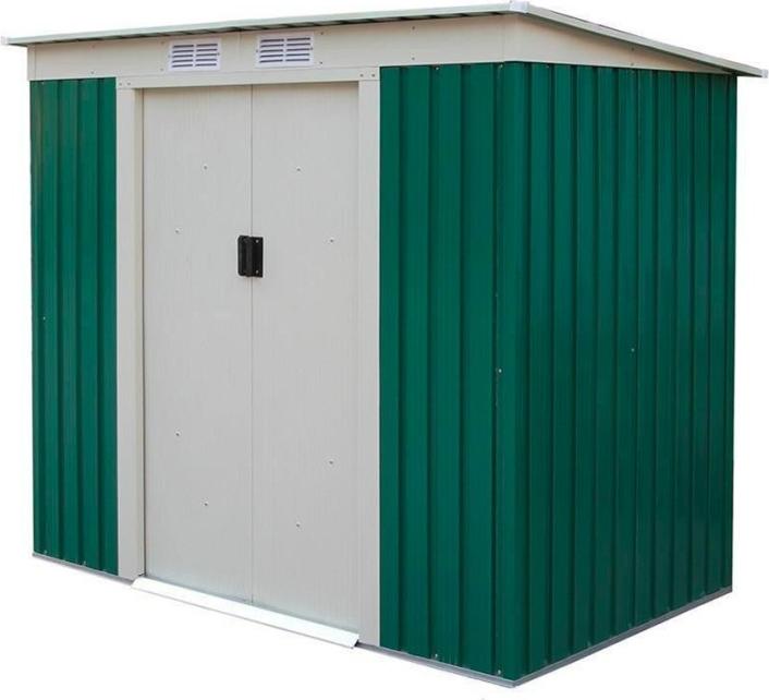 Gerätehaus aus Metall 201x121cm Basic XS für den Garten
