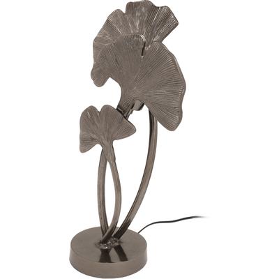 KAYOOM Tischleuchte "Bailey", schwarz, 1, H: 52cm, 1 Stk., Leuchten, Dekorative Tischleuchte im Gingko-Blatt-Design, handgefertigt Metall, Tischleuchte