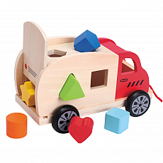 Woet Zieh-und Sortierspiel - Lkw - 6 Steine 303404