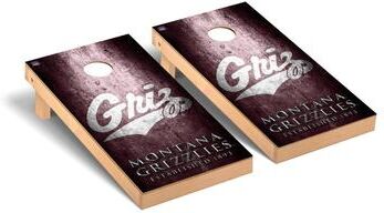 Skip's Garage University of Montana Grizzlies Museum Cornhole Board Set