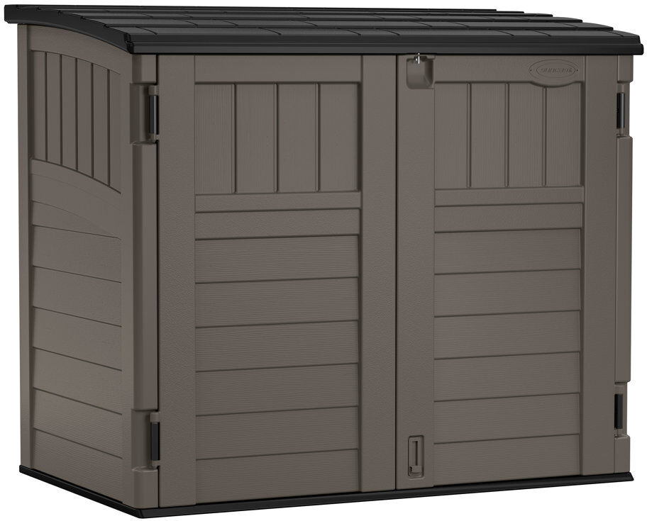 Suncast Stow-Away Store Gray 135cm W X 83cm D X 116cm H