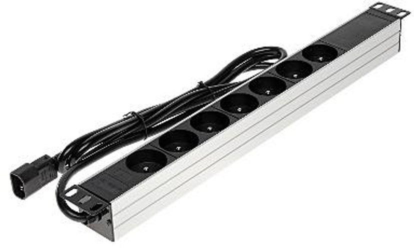 Delta Voedingstrip met 7 stopcontacten, type PD-7/RACK/IEC