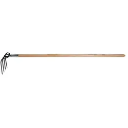 Freund Victoria Kartoffelhacke Zinken-L.190 mm,4 Zinken geschmiedet,m.Stiel