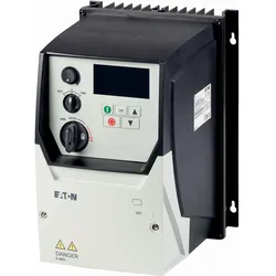 Eaton 169358 Frequenzumrichter, 230 V AC, 3-phasig, 10.5 A, 2.2 kW, IP66/NEMA 4X, Funkentstörfilter, OLED-Anzeige, Lokale Bedienelemente
