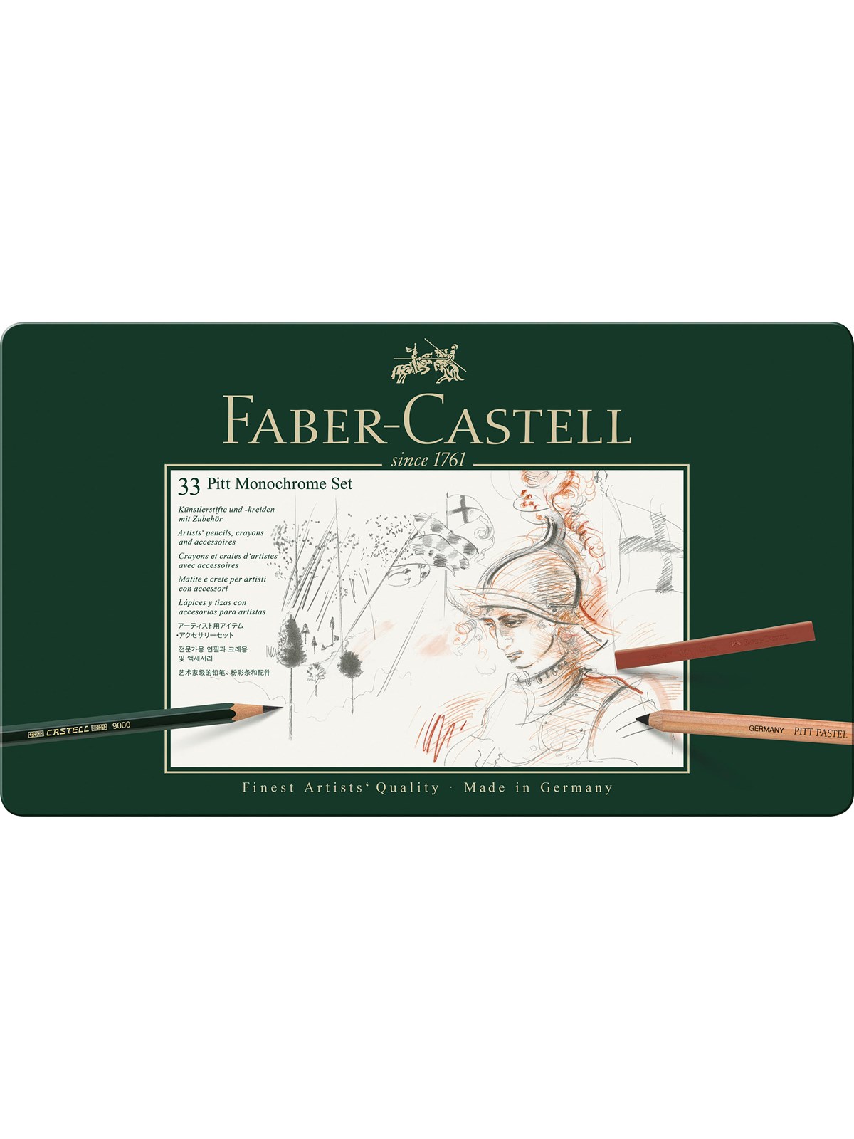 Faber-Castell Set Pitt Monochrome groß Metalletui