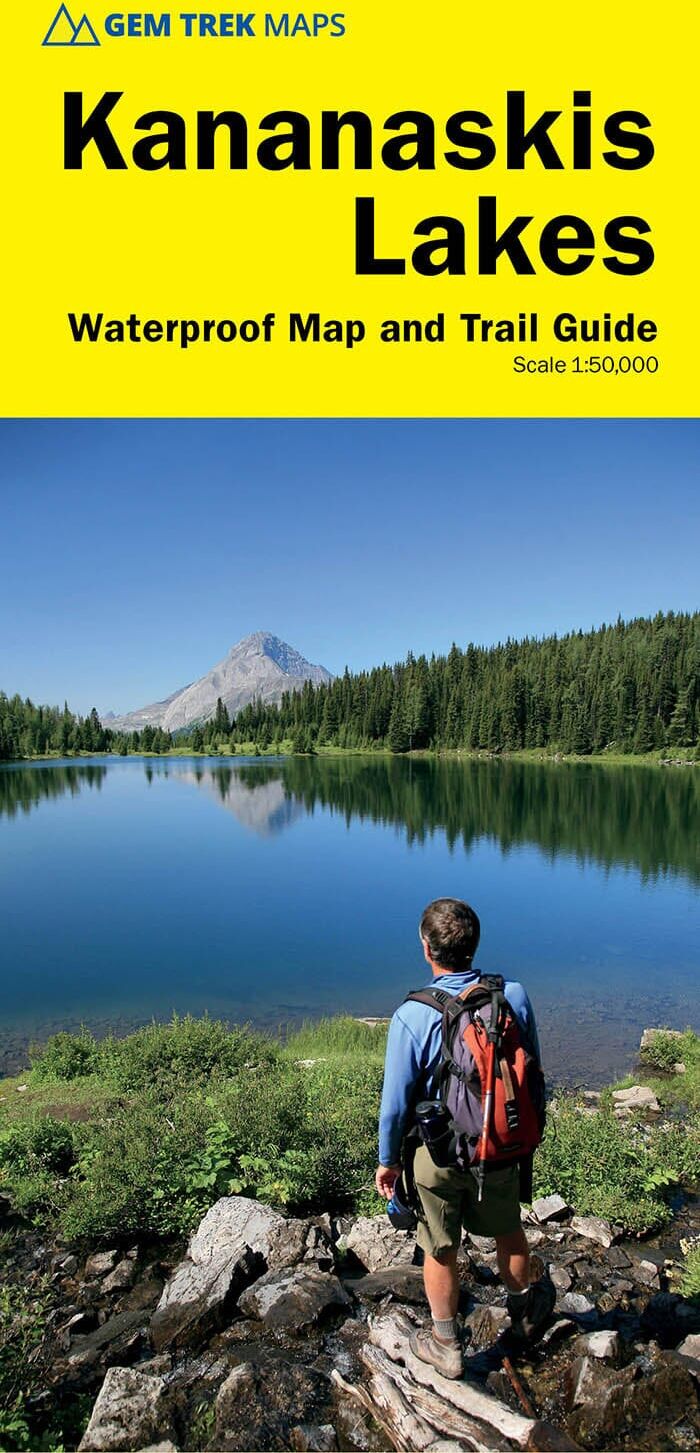 Gem Trek Publishing Carte de randonnée - Lacs Kananaskis (Alberta)   Gem Trek