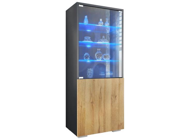 VITRINE Granada Eiche Natur