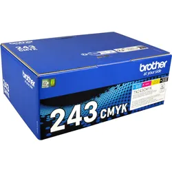 4 Brother Toner TN-243CMYK Multipack KCMY