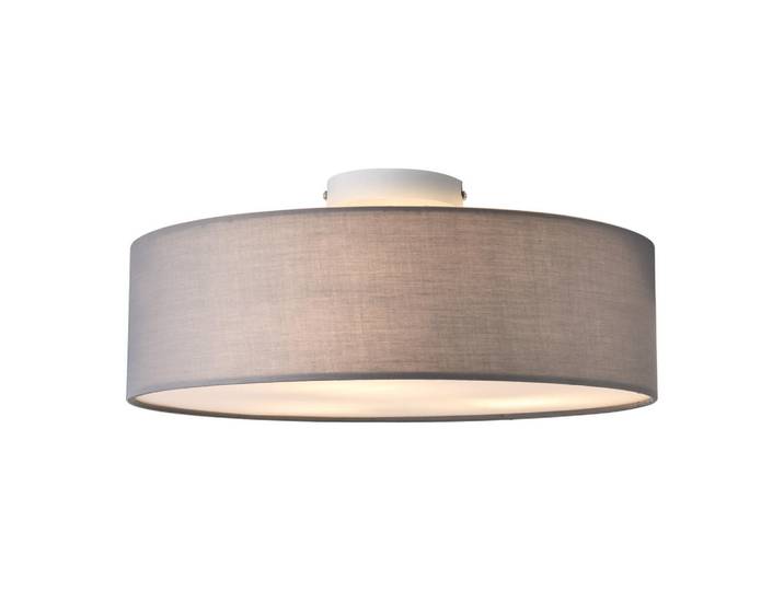lux.pro Deckenleuchte Omaha, Grau, Kunststoff, E27, 45x17x45 cm, Lampen & Leuchten, LED Beleuchtung, LED-Deckenleuchten
