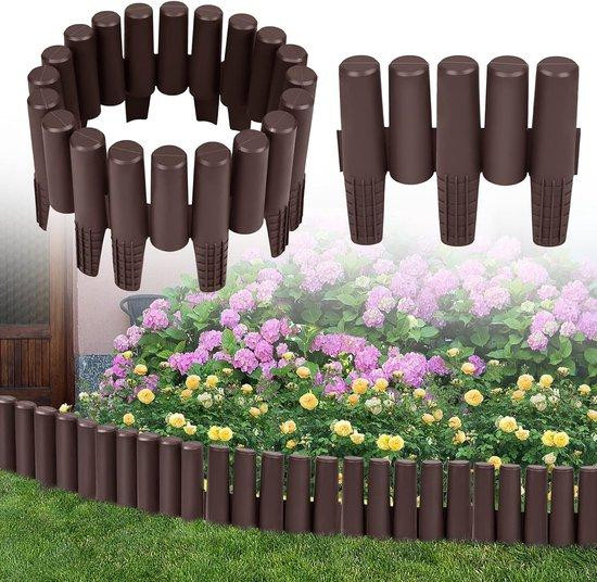 WAN Flexibele Tuinrand Bloemborderrand Antraciet - 5,6 m