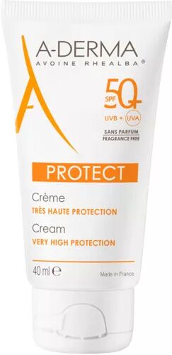 A-Derma Protector solar  Protect Creme SPF 50+ sin perfume 40ml
