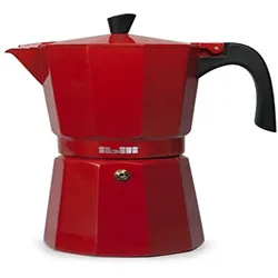 IBILI - Bahia Roja Express-Kaffeemaschine 12 Tassen, 600 ml, Aluminium