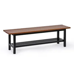 Umkleidebank SITO, 1500 mm, braun