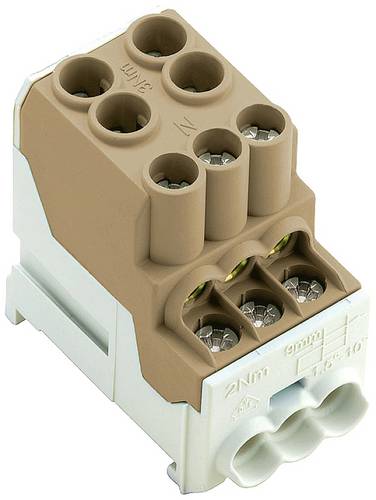 Weidmüller 2814500000 Verteilerblock Schrauben Braun 3St.