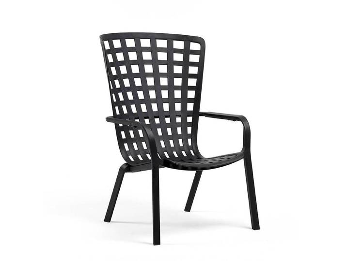 NARDI fauteuil pour l'extérieur FOLIO (Anthracite - Polypropylène PRV)