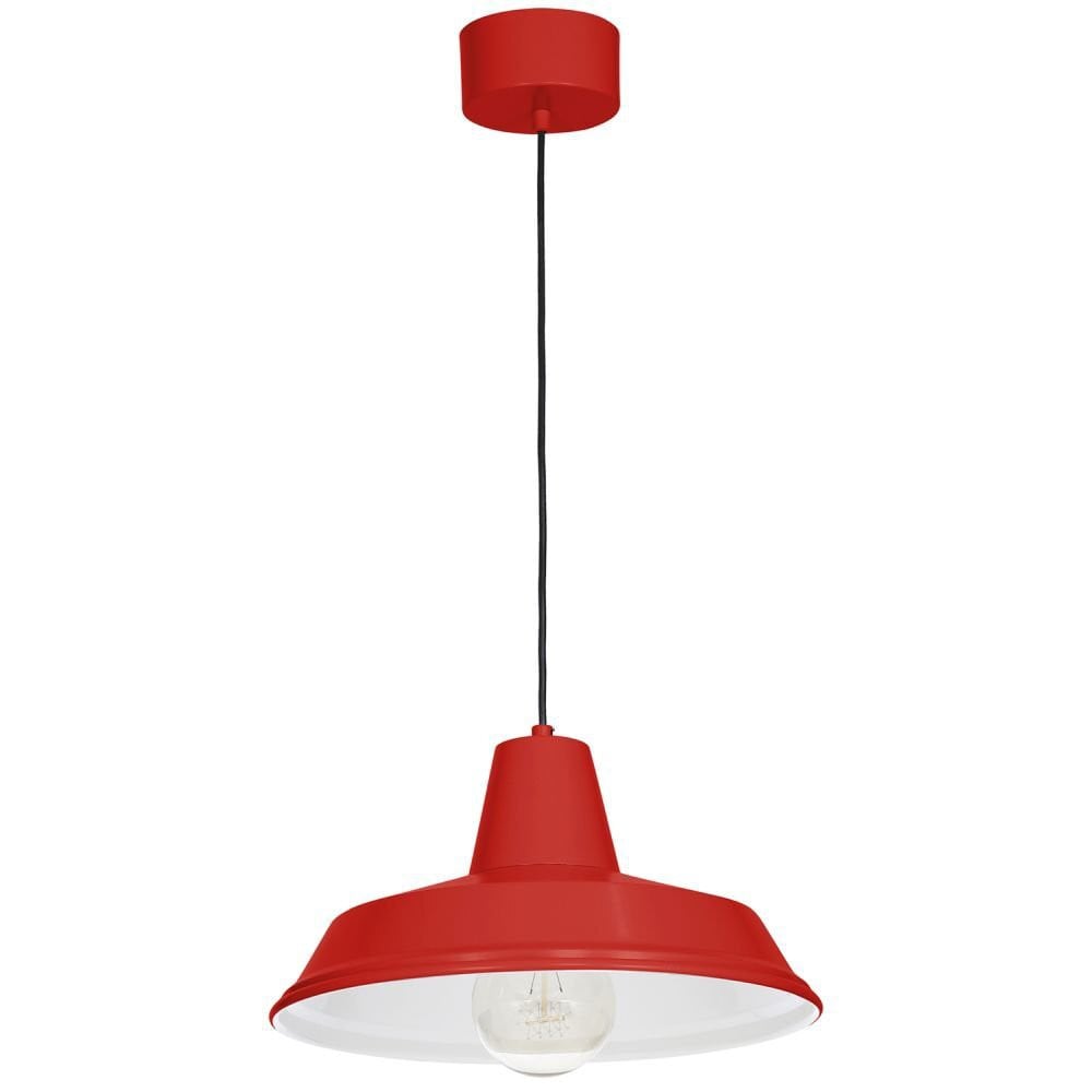 Luminex Hanglamp Class Rood Metaal Dimbaar