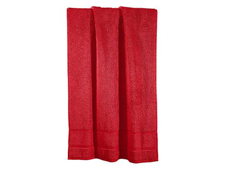 Erwin Müller Liegetuch Karlsruhe 100% Baumwolle rot Größe 80x200 cm - extrem saugstark, leicht, flauschig weich, hautschmeichelnd (weitere Farben)