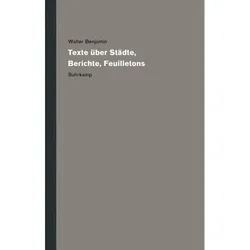 Werke und Nachlass. Kritische Gesamtausgabe, Fachbücher von Walter Benjamin
