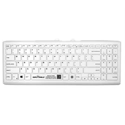 Seal Shield Tastatur Cleanwipe Pro White (DE, Kabelgebunden), Tastatur, Weiss